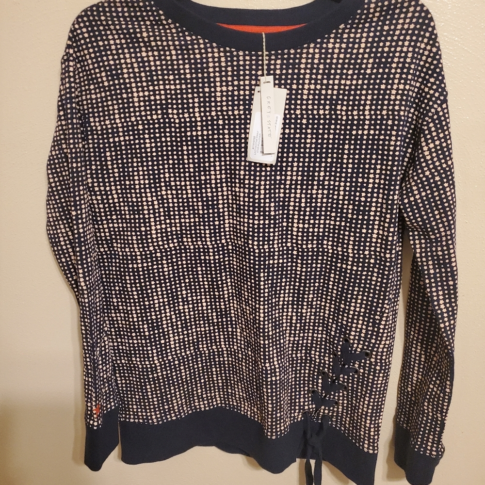 Grey state easton star pullover